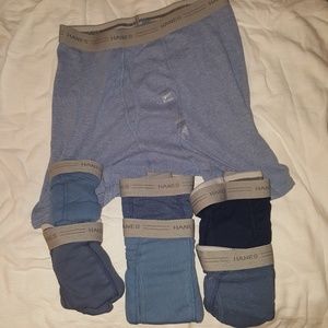 7 pairs of Hanes Mens comfort flex boxers